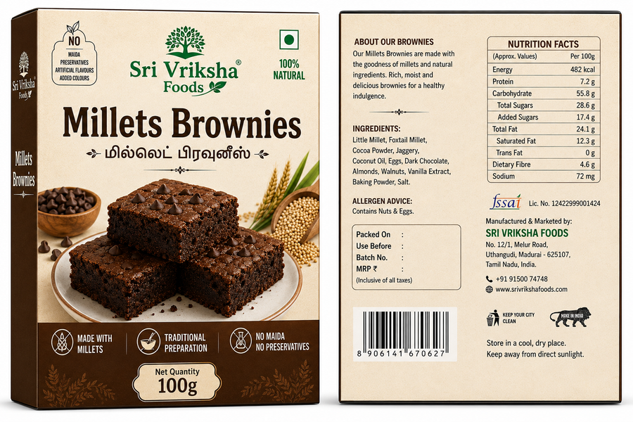 Millet Brownies