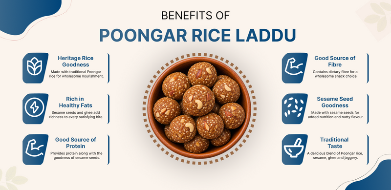 Poongar Rice Laddu benefits